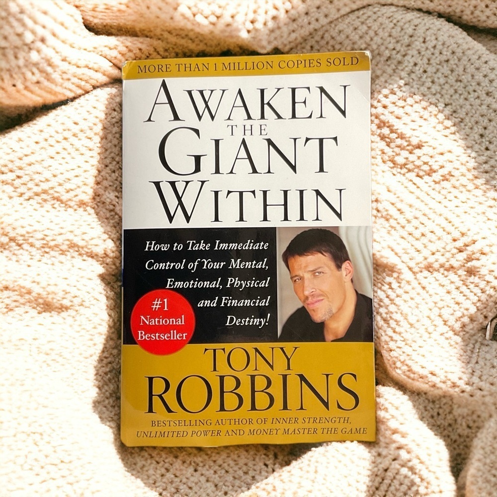 Tony Robbins - "Awaken the Giant Within" Paperback Book - Good Condition